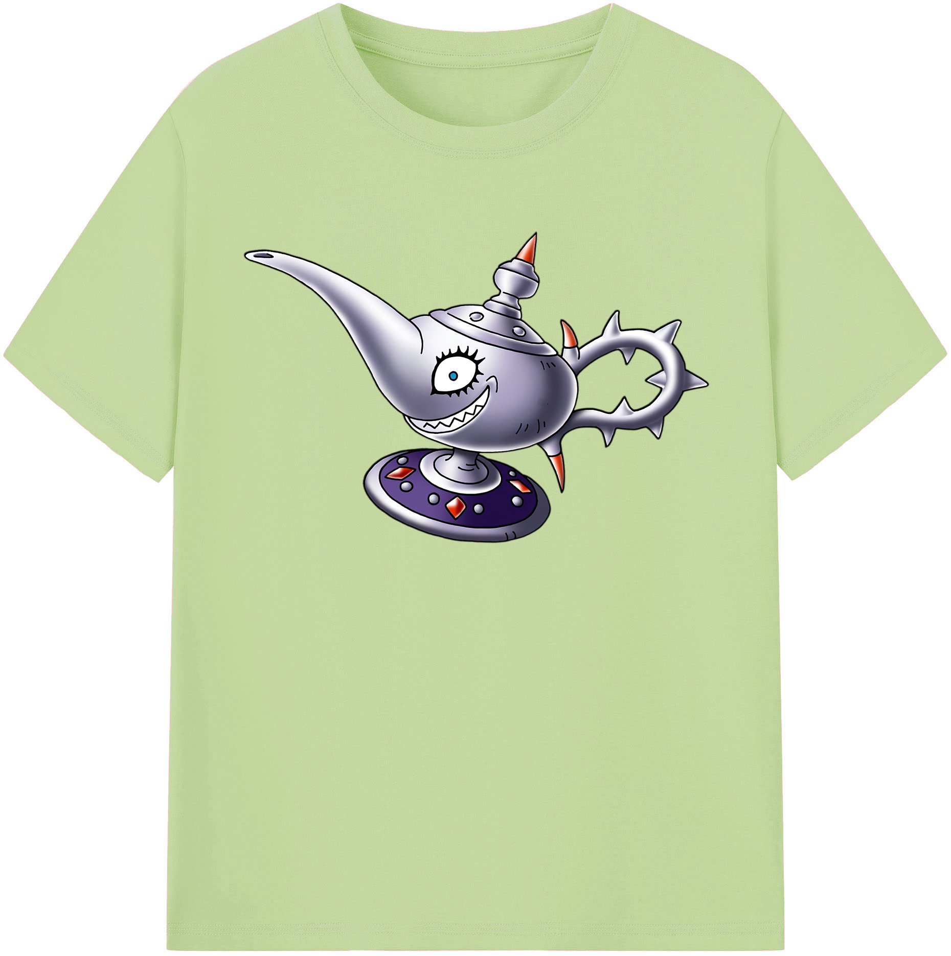 （画像用） ドラゴンクエスト Doragon Kuesuto Dragon Quest 綿100％半袖Tシャツ（フロントプリント）